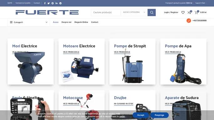 Fuerte Motor – Pompe de apa | Motoare Electrice