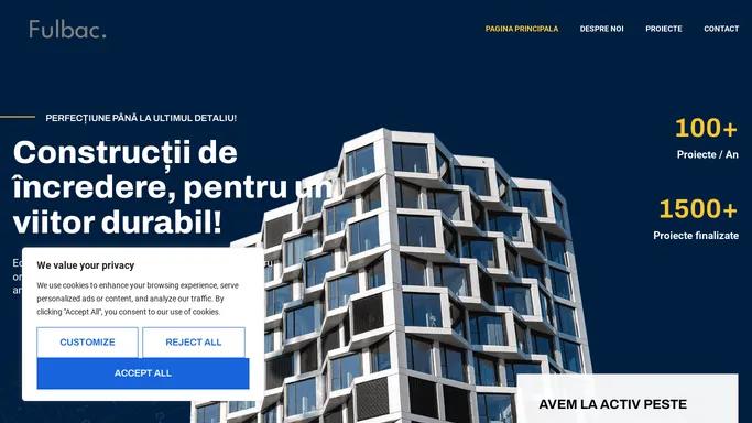 Fulbac Construct Design – Amenajari Interioare Complete