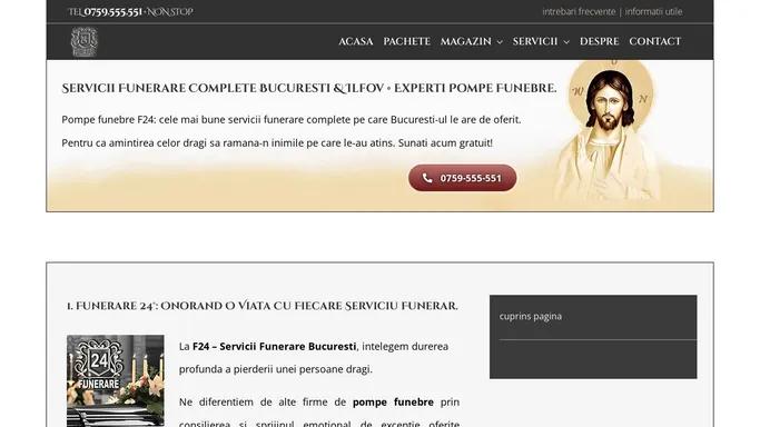 Servicii funerare Bucuresti complete • Experti pompe funebre