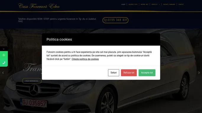 Casa Funerara Eden – Servicii funerare complete in Gorj