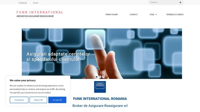 FUNK INTERNATIONAL – BROKER DE ASIGURARE REASIGURARE