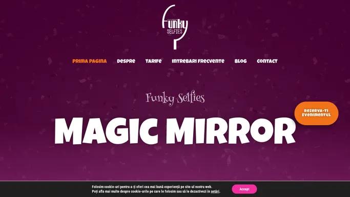 Oglinda Foto Evenimente Alba Iulia - Funky Selfies - Magic Mirror