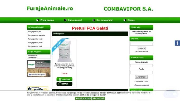 Furaje animale Combavipor