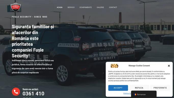 Fusle Security Romania – Solutii de securitate pentru tine si afacerea ta