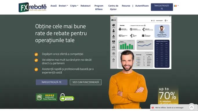 Rebate-uri forex de la cei mai buni brokeri | FxRebate