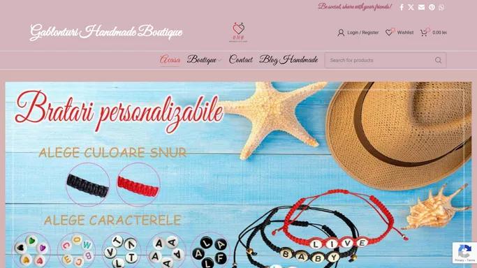 Gablonturi Handmade Boutique ⋆ Cercei, bratari, inele, coliere