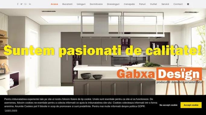 Gabxa:Mobila Ploiesti,mobilier la comanda,bucatarii,canapele