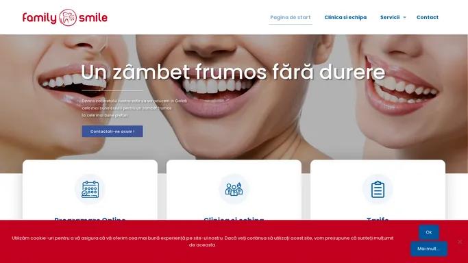 Cabinet Stomatologic Galati | Dentist | Family Smile