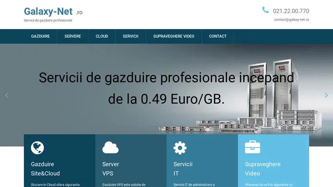 Gazduire site de la 0.49Euro/Gb - Servicii gazduire profesionale