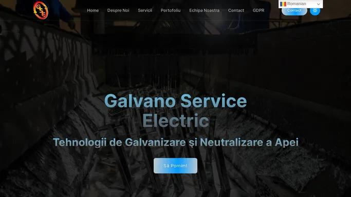 Galvano Service Electric – Tehnologii de Galvanizare si Neutralizare a Apei