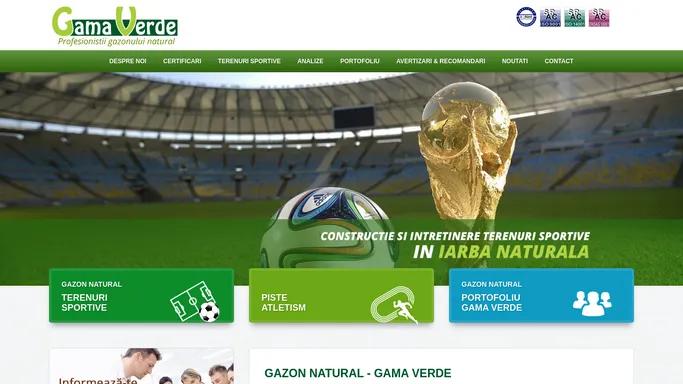 Gama Verde : Partenerul profesionist pentru gazonul natural