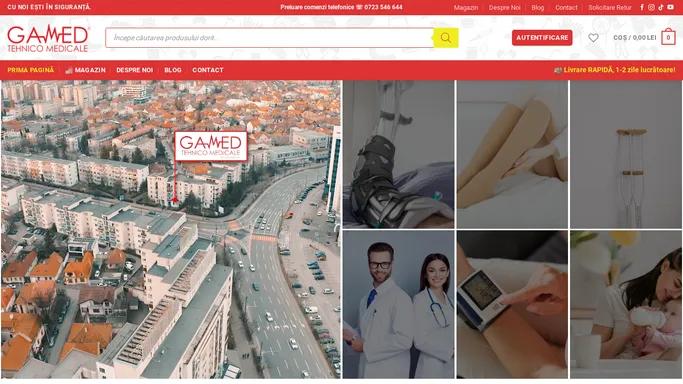 GAMED | Tehnico Medicale - Magazin Produse Ortopedice, Aparatura, Dispozitive & Echipamente Tehnico Medicale Brasov | Orteze - Ciorapi Compresivi - Carje - Fotolii Rulante