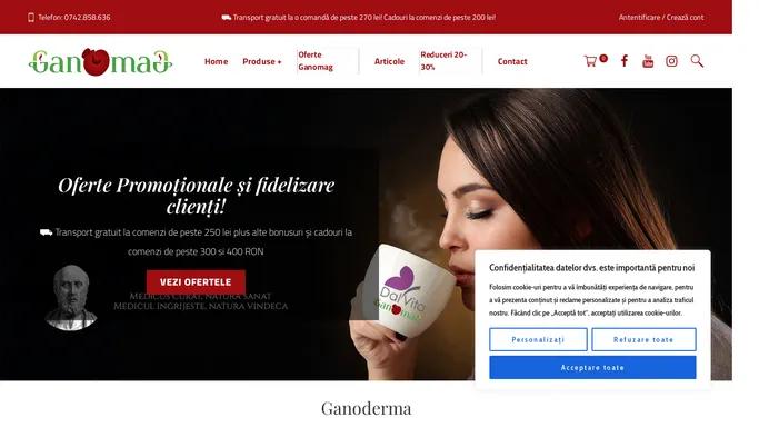 Distribuitor autorizat de produse pe baza de Ganoderma - GanoMag