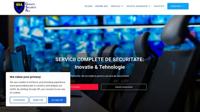 Garant Security All – Servicii avansate de securitate