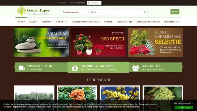 Plante ornamentale pentru gradini, parcuri si spatii verzi - GardenExpert.ro