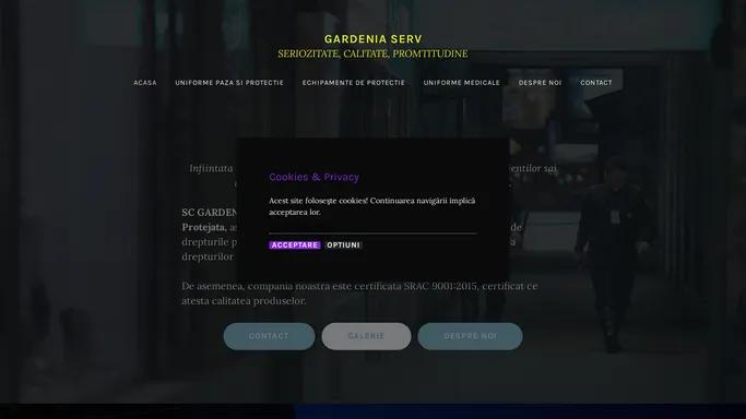Gardenia Serv – SERIOZITATE, CALITATE, PROMTITUDINE