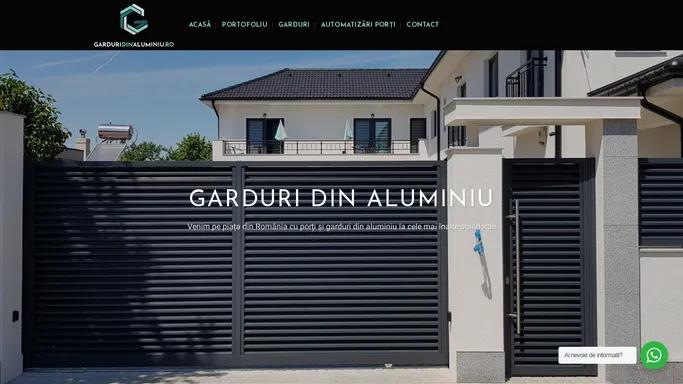 GARDURIDINALUMINIU.RO – Garduri din aluminiu