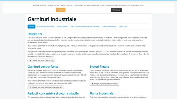 Garnituri Industriale -