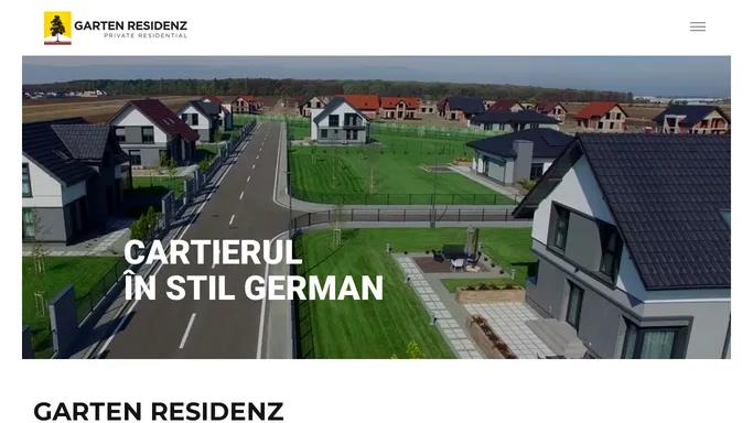 Garten Residenz Strejnicu, Ploiesti | Cartierul in stil German