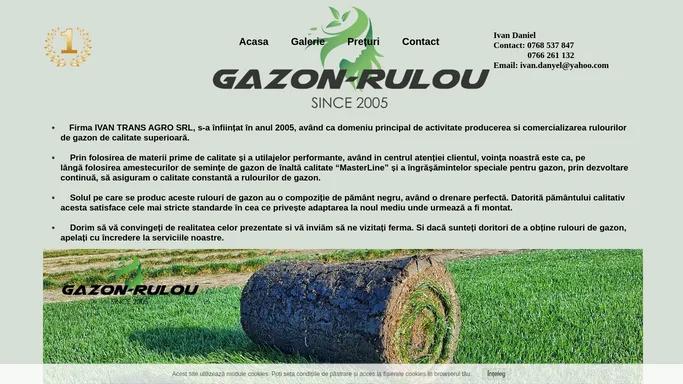 Gazon-Rulou » Prima pagina