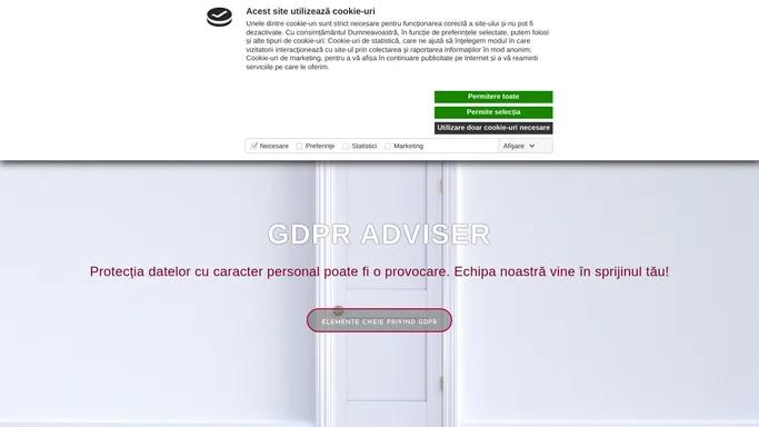 GDPR ADVISER - POLITICI SI PROCEDURI GDPR PENTRU DPO