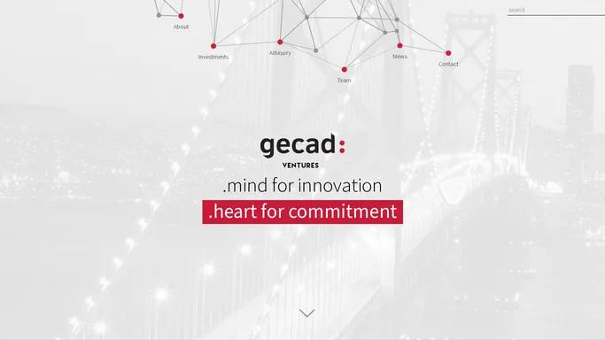 Gecad Ventures - mind for innovation