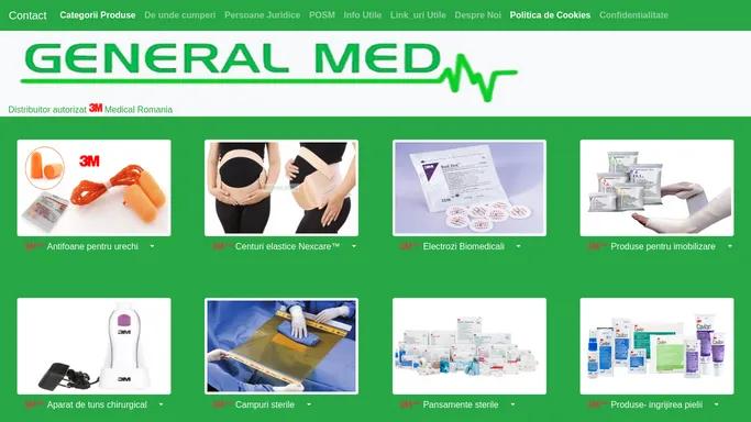 GENERAL MED - Distribuitor autorizat 3M™ Medical Romania / Produse