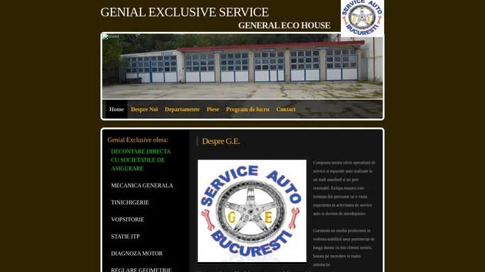 GENIAL EXCLUSIVE SERVICE - Despre G.E.