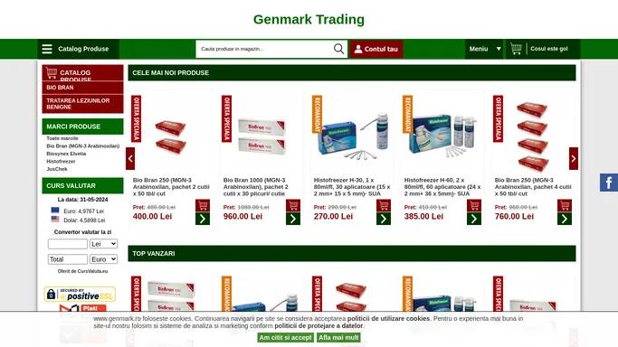 Magazin online Genmark | importator si distribuitor Bio Bran MGN-3 Arabinoxilan, BioBran 1000 si BioBran 250, puternic imunostimulator