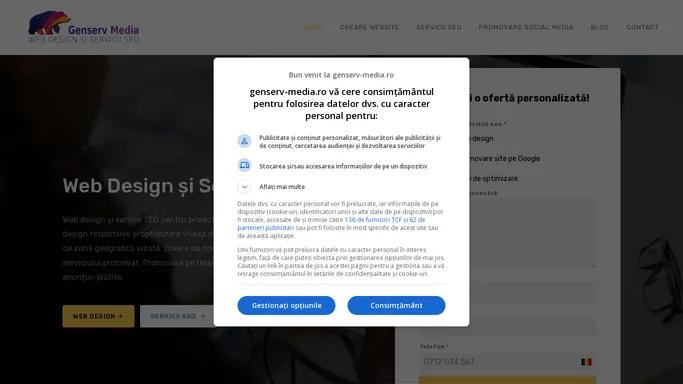 Genserv Media - Web Design si Servicii SEO