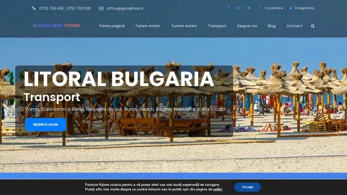 Cazare transport litoral Romania, Bulgaria, Grecia, Turcia - Geoalimar SRL