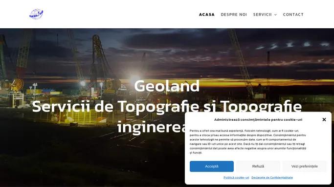 Servicii de Topografie si Topografie inginereasca - Geoland