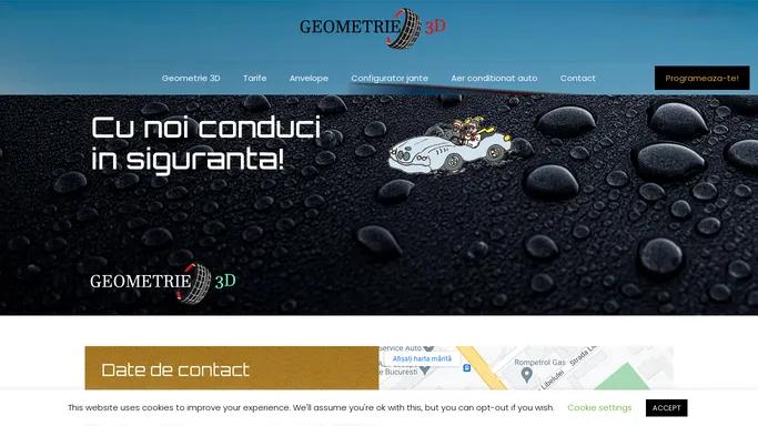 Geometrie roti 3D – Cu noi conduci in siguranta! Geometrie 3D