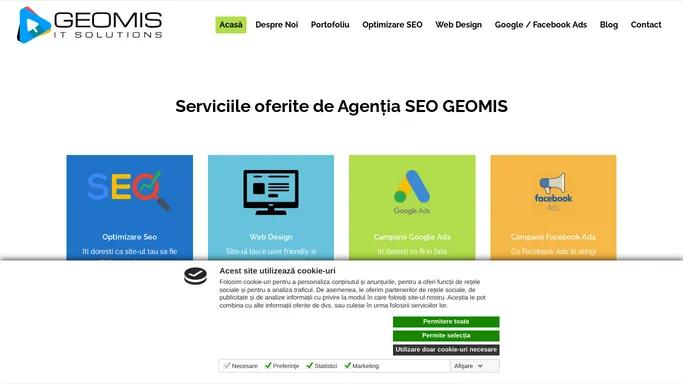 Agentie SEO Geomis ✅ Agentie marketing online Bucuresti