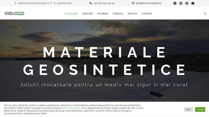 Materiale Speciale de Constructii – Geosintetice