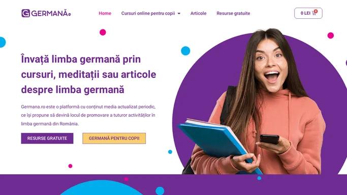 Germana.ro | Tot ce trebuie sa stii pentru a invata germana