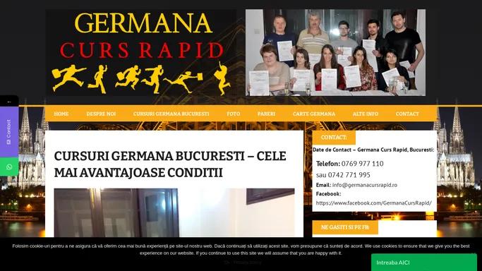 Cursuri Germana Bucuresti – Cursuri Germana Seara si in Weekend de la 30 Lei Sedinta