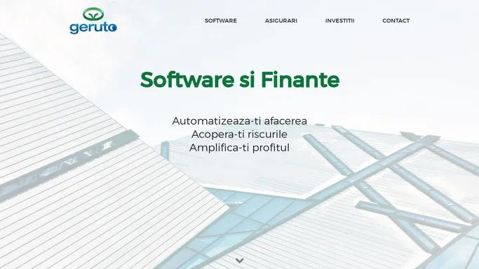 Geruto - Software si Finante pentru profesionisti