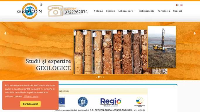 Studii geotehnice (studii geo) si expertize geotehnice / GEOCON GLOBAL CONSULTING