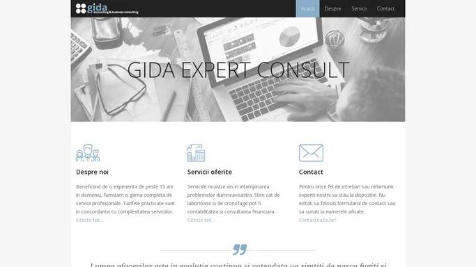 Gida Expert Consult - contabilitate si consultanta in afaceri