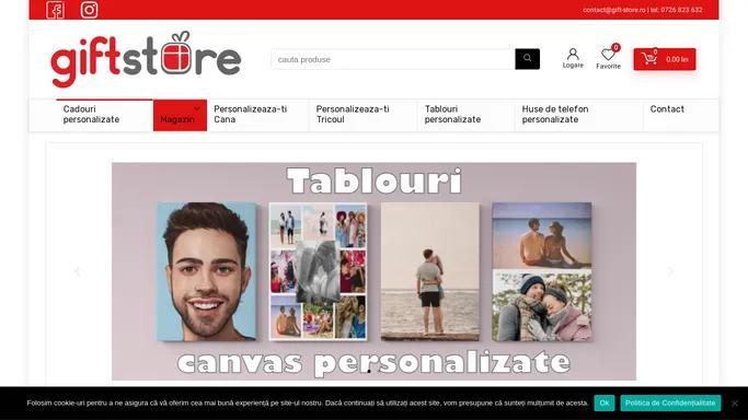 Cadouri personalizate. Comanda online rapid si sigur | Gift-Store