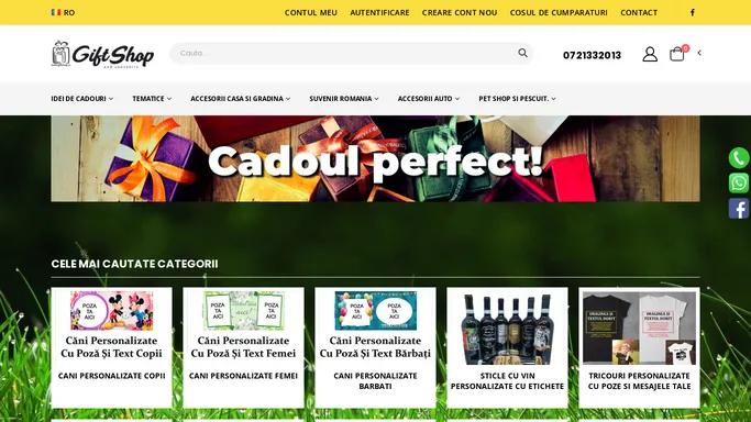 giftshop.ro - Magazin online de cadouri, personalizari si suveni