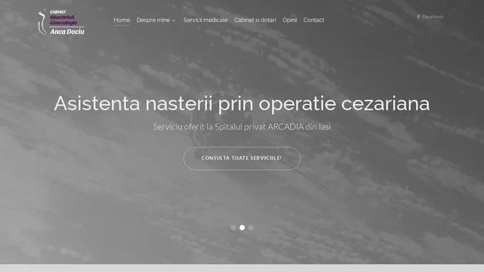 Dr. Anca Dociu - Servicii medicale obstetrica-ginecologie