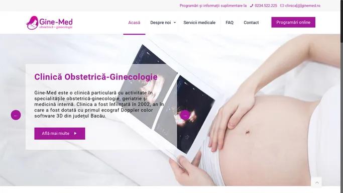 Clinica Gine-Med Center Bacau | Obstetrica | Ginecologie