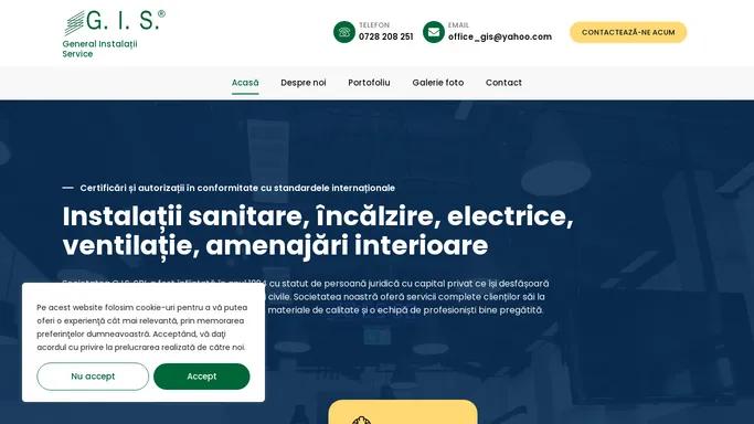 G.I.S. – instalatii industriale