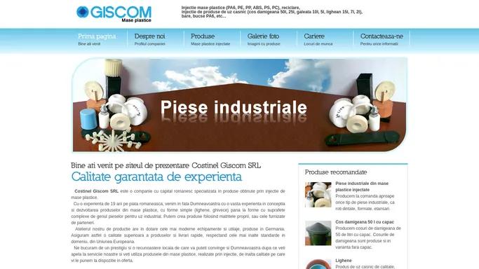 Giscom - Injectie Mase plastice