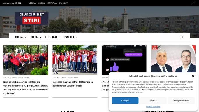 GIURGIU NET | Website de stiri locale