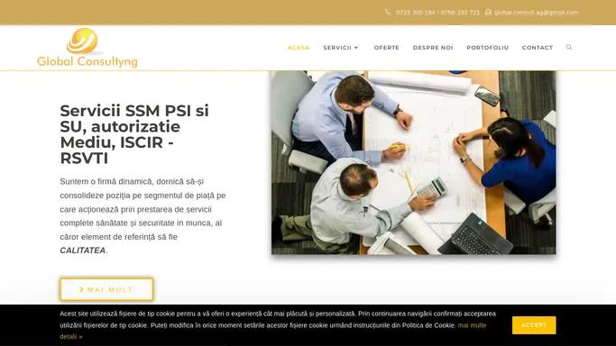 Servicii SSM PSI SU - Global Consultyng