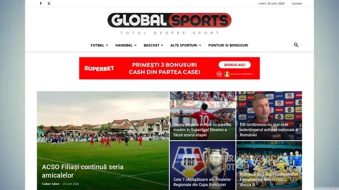 Global Sports--noul concept al informatiei din sport