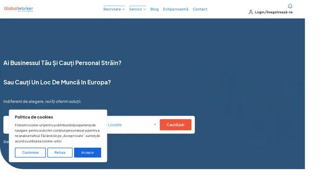 Global Worker Agentie De Recrutare | Personal Strain | Strainatate | Recrutare Globala | Muncitori Asia